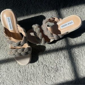 Steve Madden Sparkly Uzo Wedges